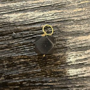 Azabache Grande Legitimo Con Argolla De 14Kt