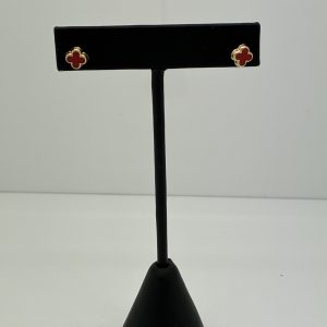Earrings- Red Clover