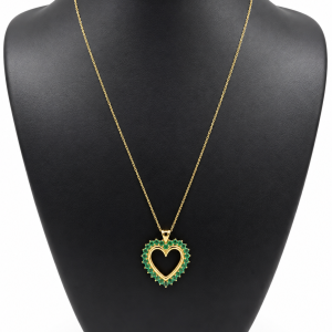 Chain-Heart Emerald