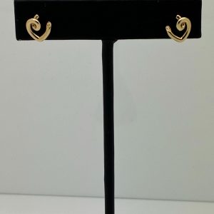 Earrings- Twist Heart
