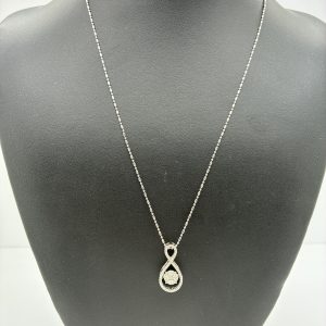 Necklace- Chain W/ Diamond Pendant