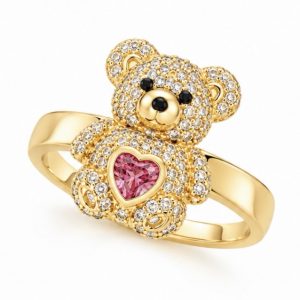 Ring- Pink Bear