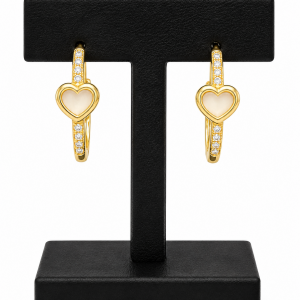 Earrings-Mother of Pearl Hearts-692-27