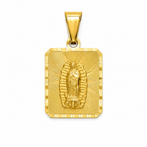 Pendant- Square Virgin Guadalupe