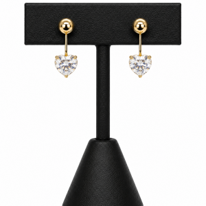 Earrings-Drop Ball & Heart-1200-3