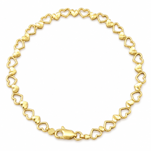 Bracelet-Heart 10k