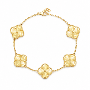 Bracelet-Gold Clover