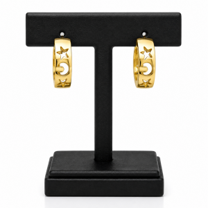 Earrings-Moon & Star Hoops-038