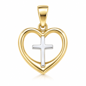 Pendant-Heart/Cross