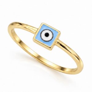 Ring-Blue Evil Eye-114