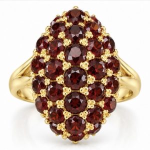 Ring-18k Garnet